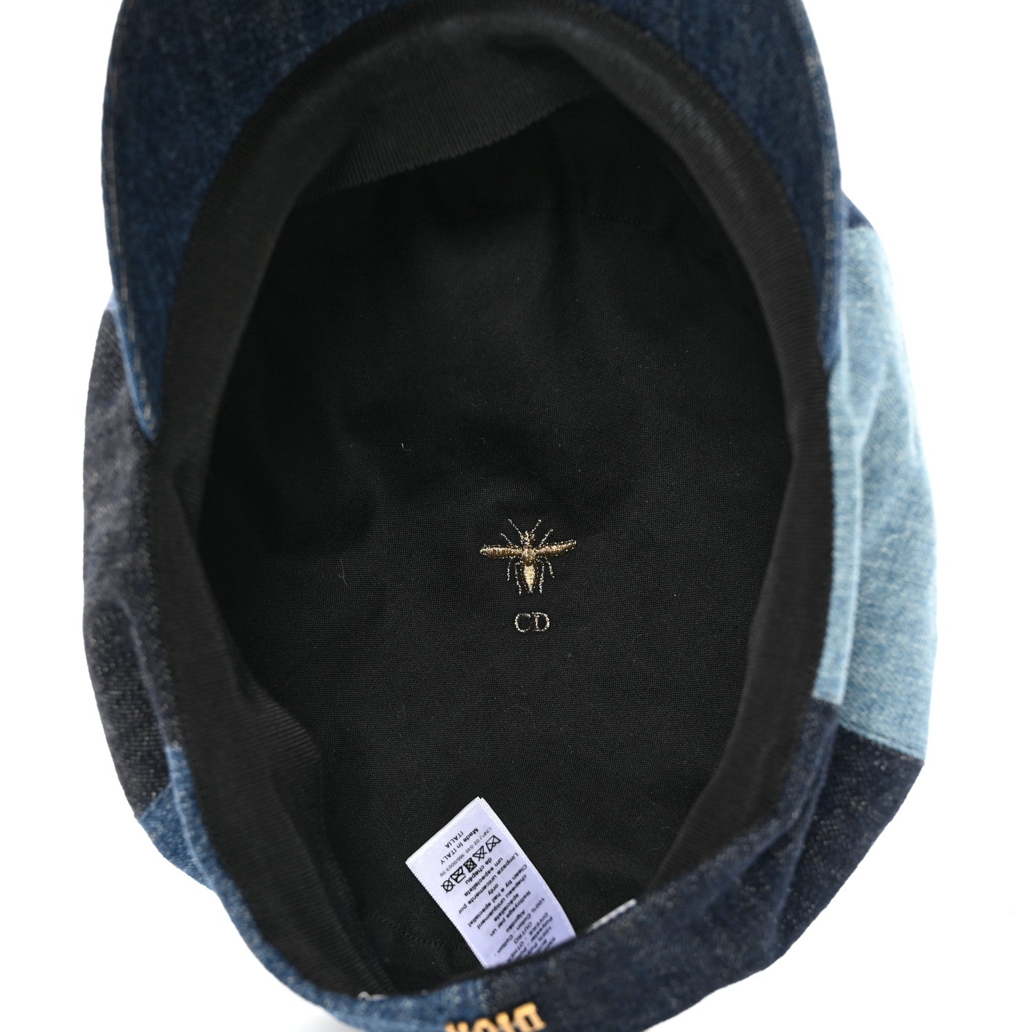 Christian Dior Denim Cap Hat 58 Blue 8 of 10