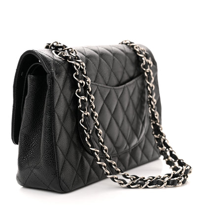 Chanel Caviar Quilted Medium Double Flap Black 3 of 10