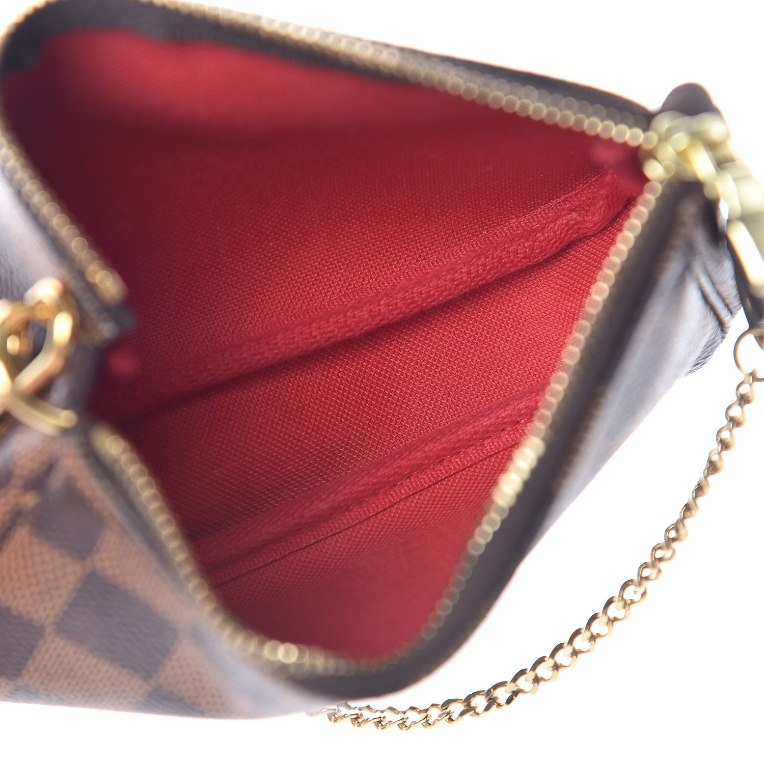 Louis Vuitton Damier Ebene Mini Pochette Accessories 5 of 7