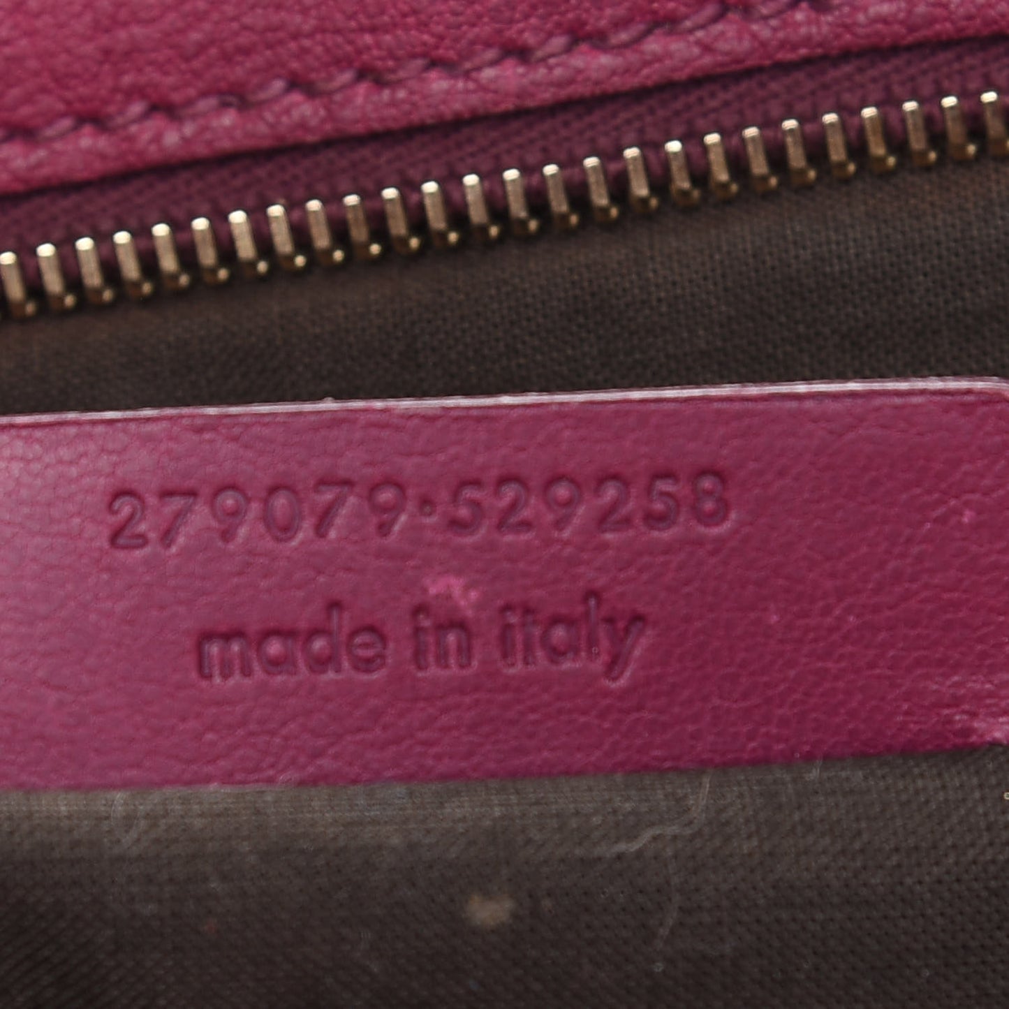 Sheepskin Medium Cabas ChYc Bag Black Cherry