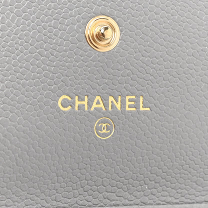 Chanel Caviar Quilted Miss Coco Clutch With Chain Grey 6 of 11