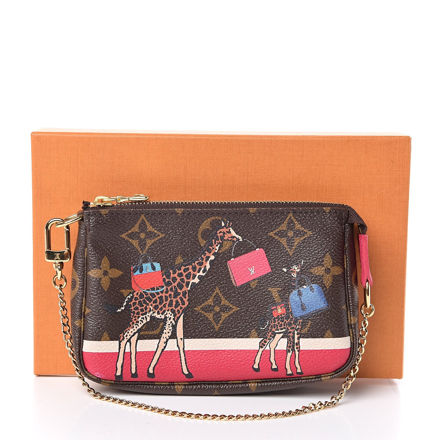 Louis Vuitton Monogram 2017 Christmas Animation Mini Pochette Accessories 8 of 8