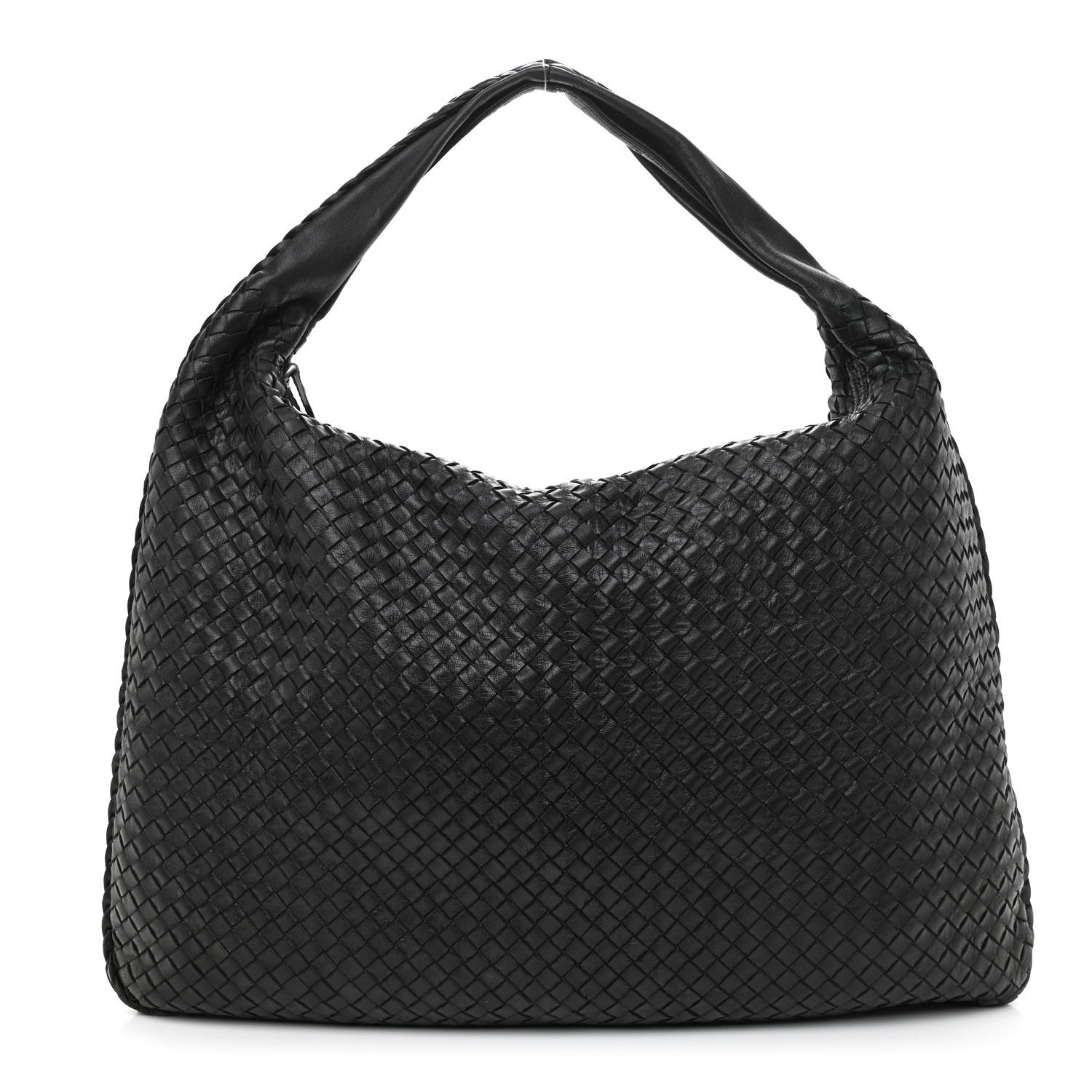 Bottega Veneta Nappa Intrecciato Large Veneta Hobo Black 1 of 11