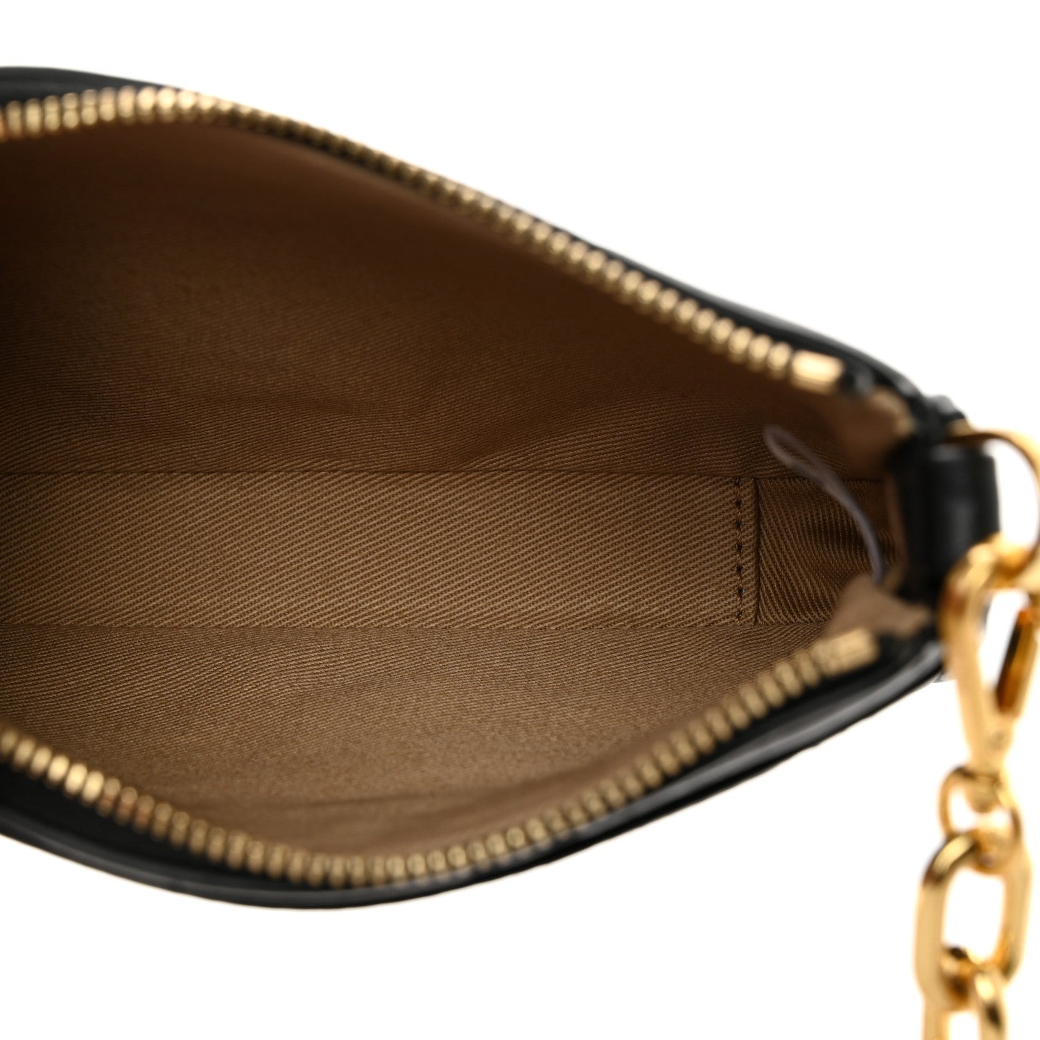 MCM Calfskin Monogram Mini Aren Pouch Black 5 of 9