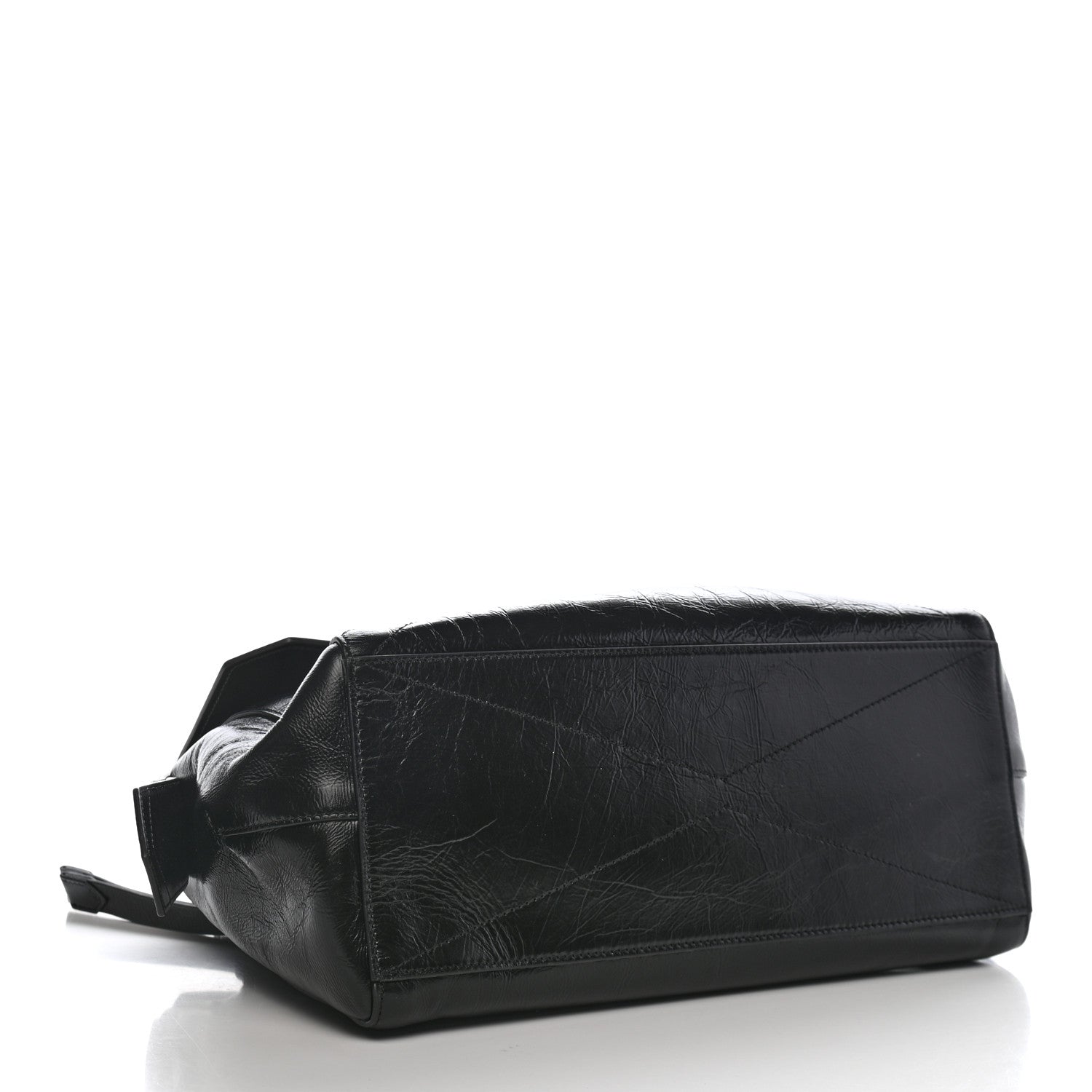 Givenchy Creased Patent Calfskin Medium ID Flap Black 3 of 7
