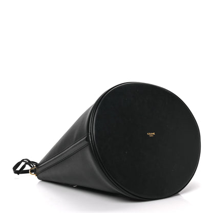 Celine Smooth Calfskin Bucket 16 Bag Black 4 of 8
