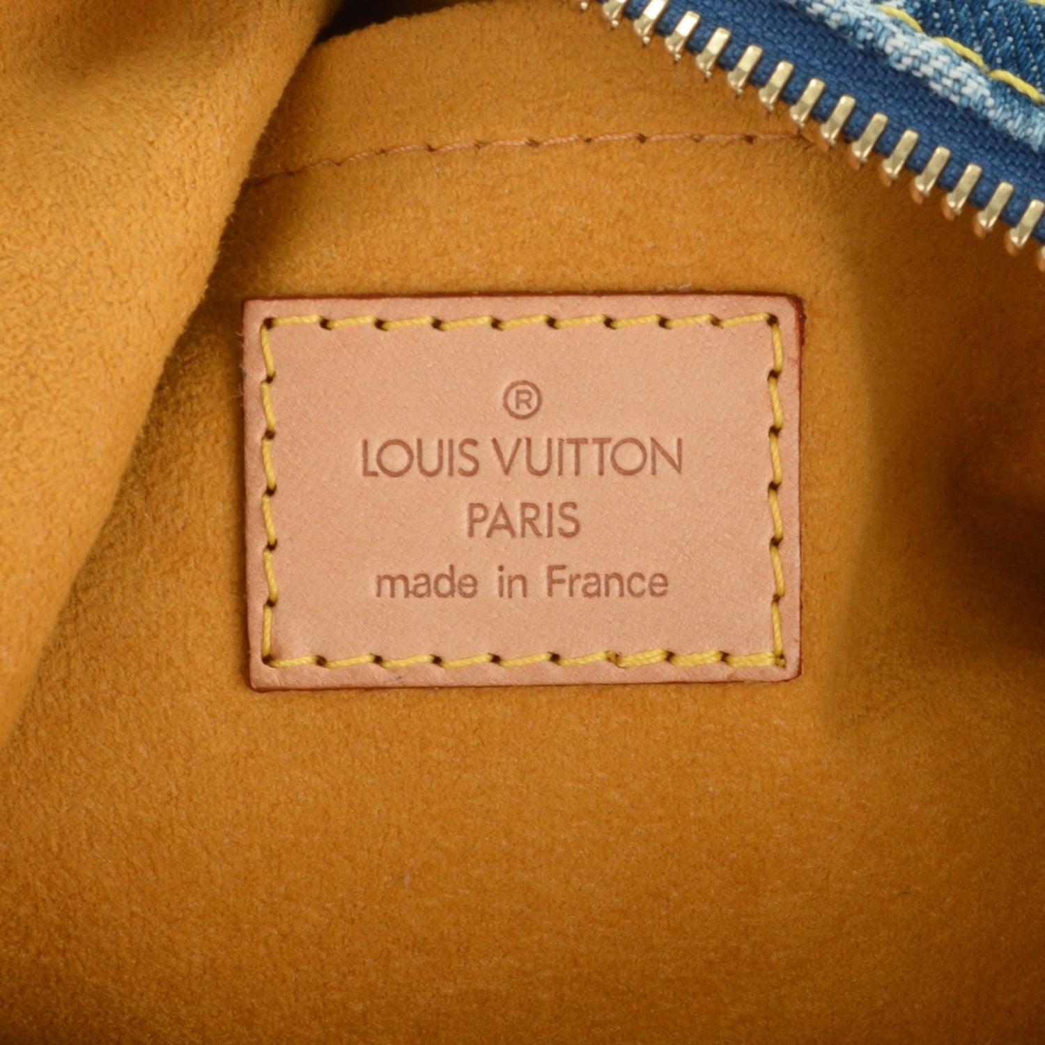 Louis Vuitton Monogram Denim Baggy PM Blue 6 of 7