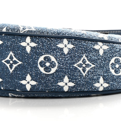 Louis Vuitton Monogram Jacquard Denim Loop Bleu 9 of 10