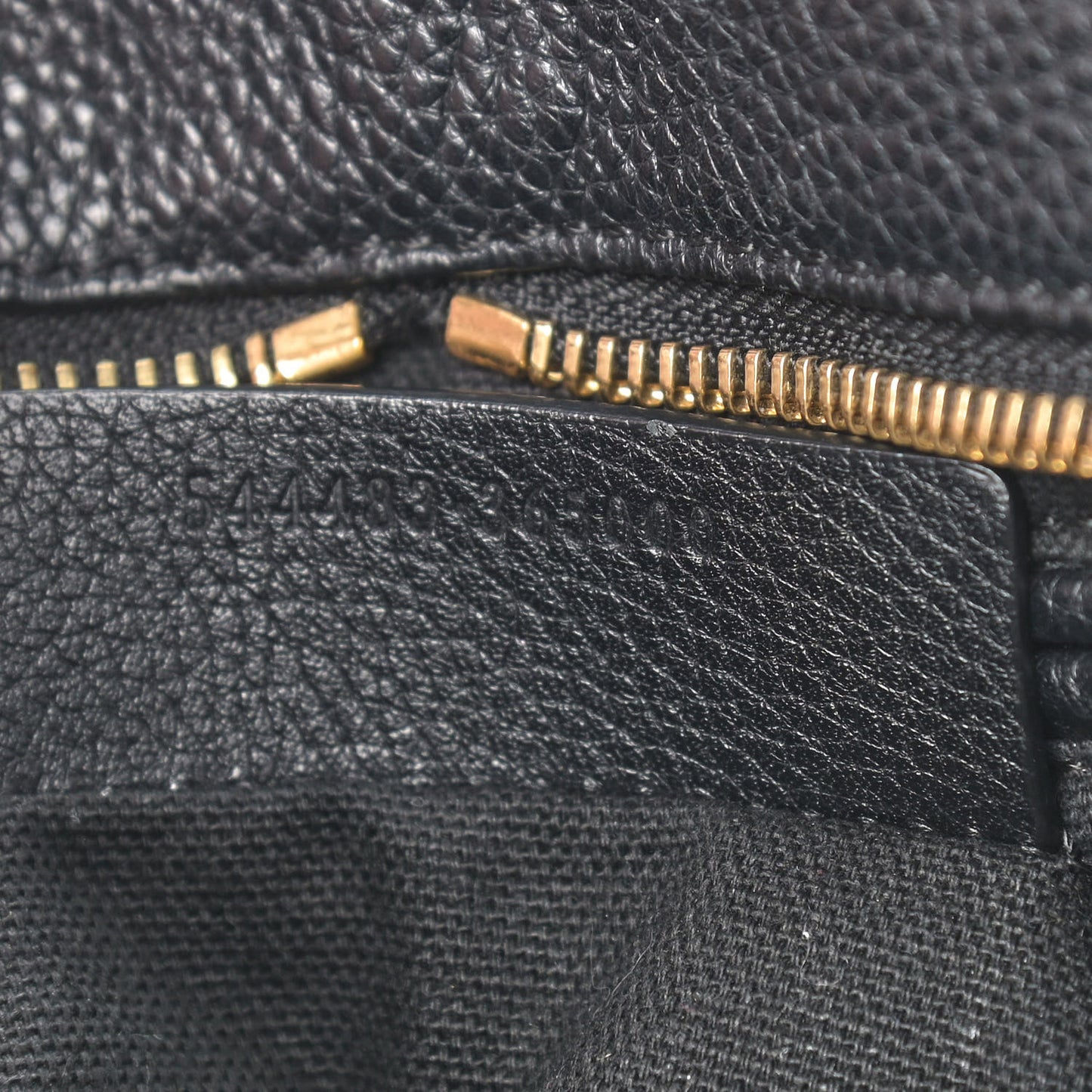 Pebbled Calfskin Mini Skull Padlock Zip Around Tote Black