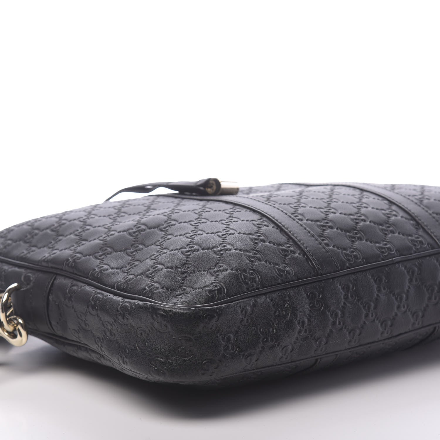 Gucci Guccissima Medium Briefcase Black 10 of 13