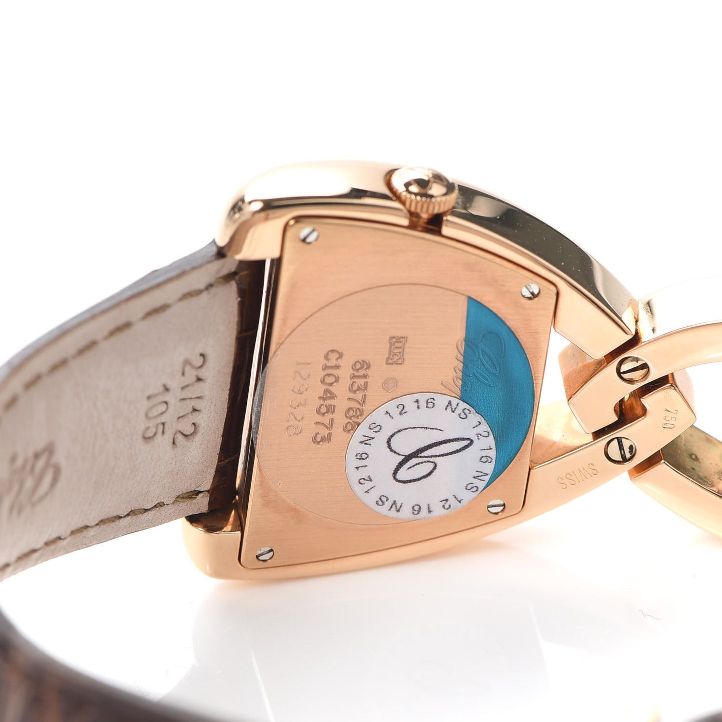 18K Rose Gold Alligator 30mm Alliance Quartz Watch