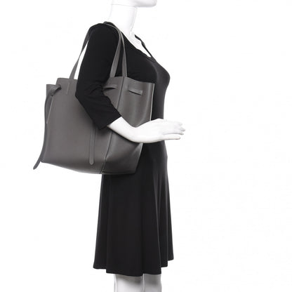 Celine Soft Grained Calfskin Small Belt Cabas Phantom Grey 2 of 9