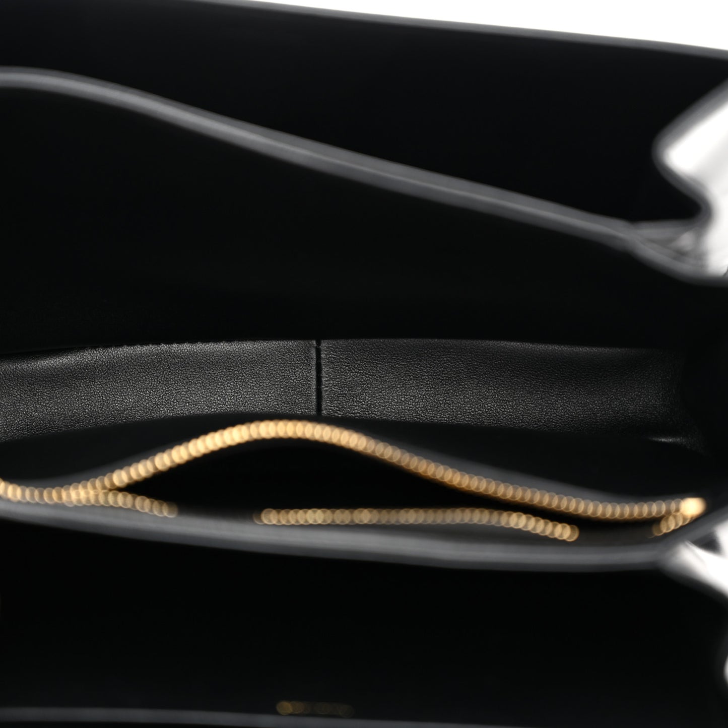 Shiny Calfskin Medium Triomphe Black