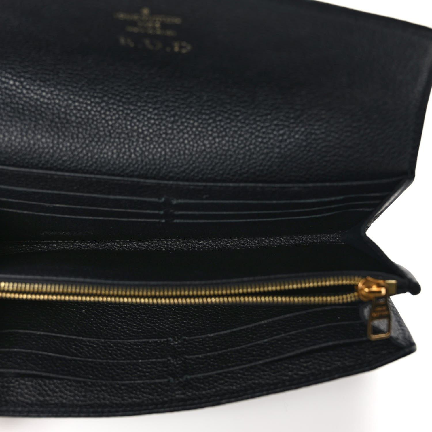 Louis Vuitton Empreinte Sarah Wallet NM Black 5 of 6