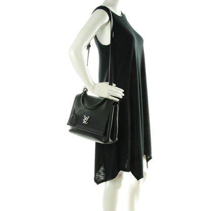 Louis Vuitton Soft Calfskin Lockme II Top Handle Black 2 of 7