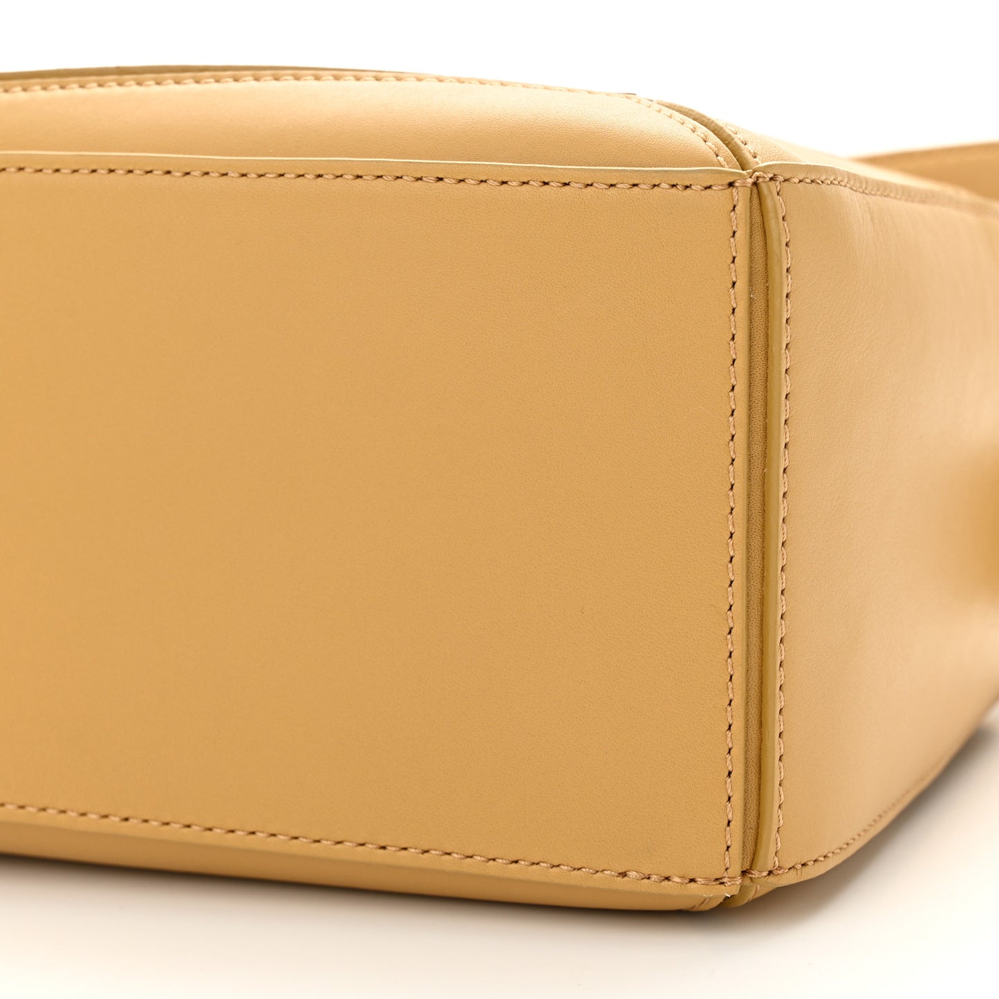 Calfskin Small Woven Puzzle Bag Sahara