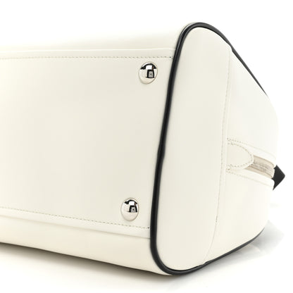 Prada X ADIDAS City Calfskin Bowling Bag White Black 7 of 9