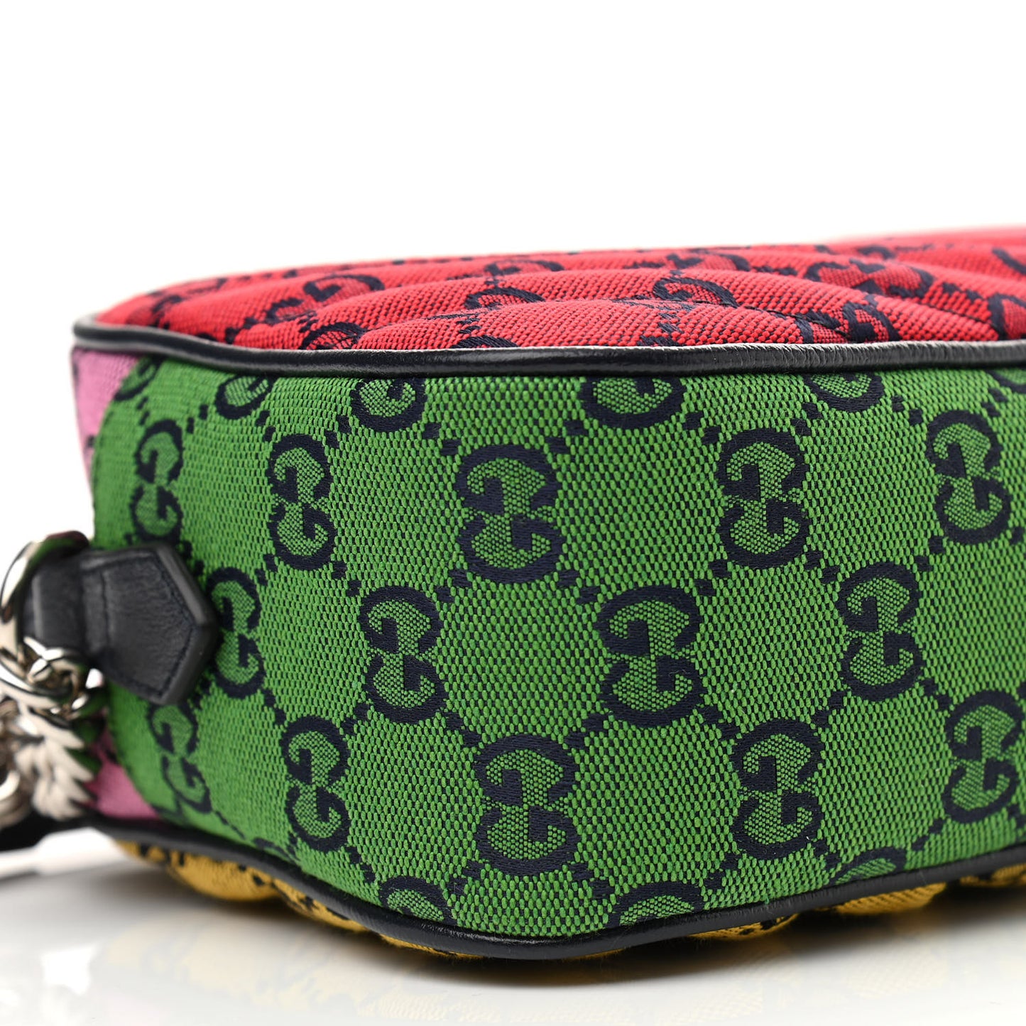 Monogram Multicolor Matelasse Diagonal Small GG Marmont Chain Shoulder Bag Red Blue Yellow Green Pink