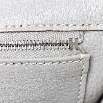 Hermes Epsom Candy Birkin 35 Lime Gris Perle 16 of 33