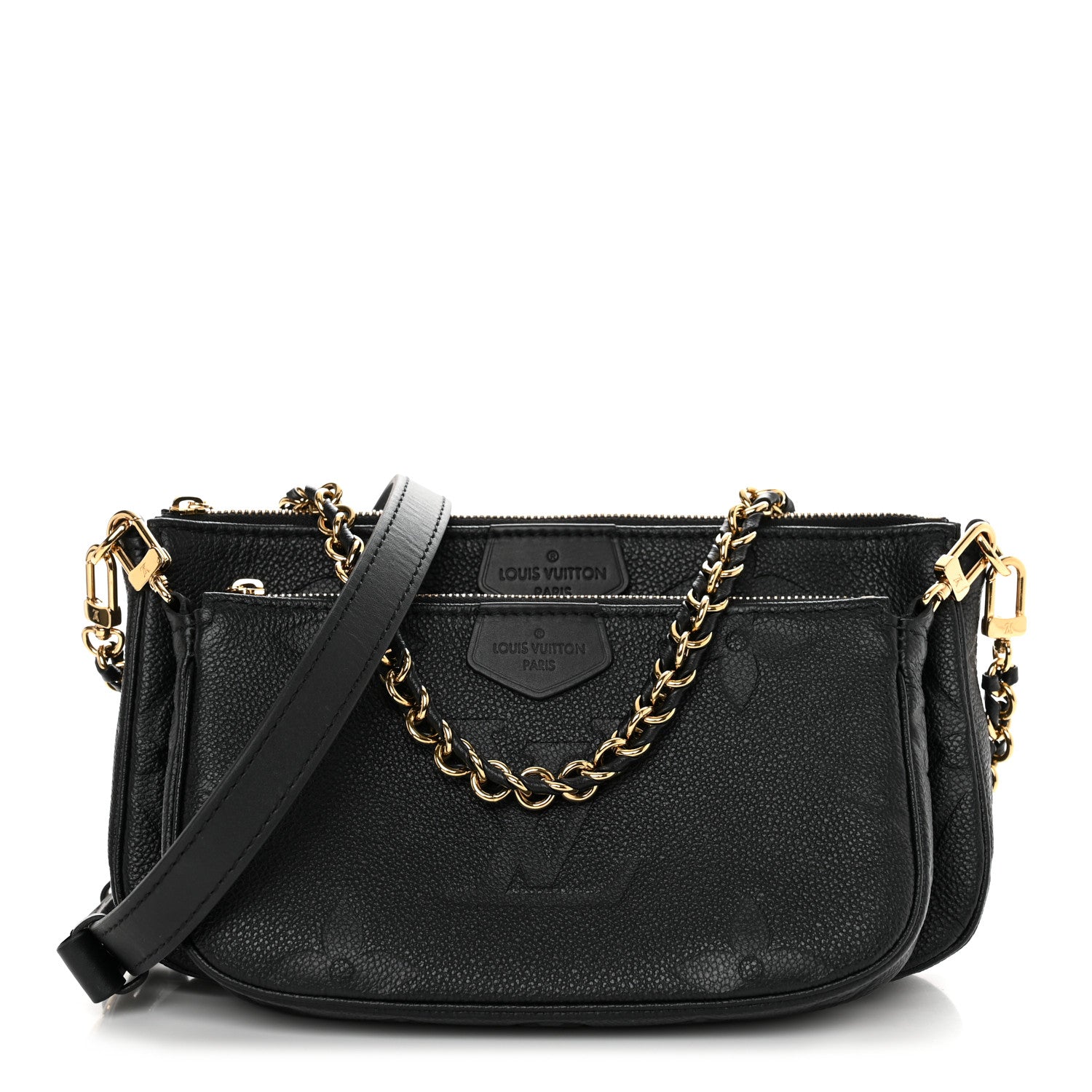 Louis Vuitton Empreinte Monogram Giant Multi Pochette Accessories Black 1 of 10