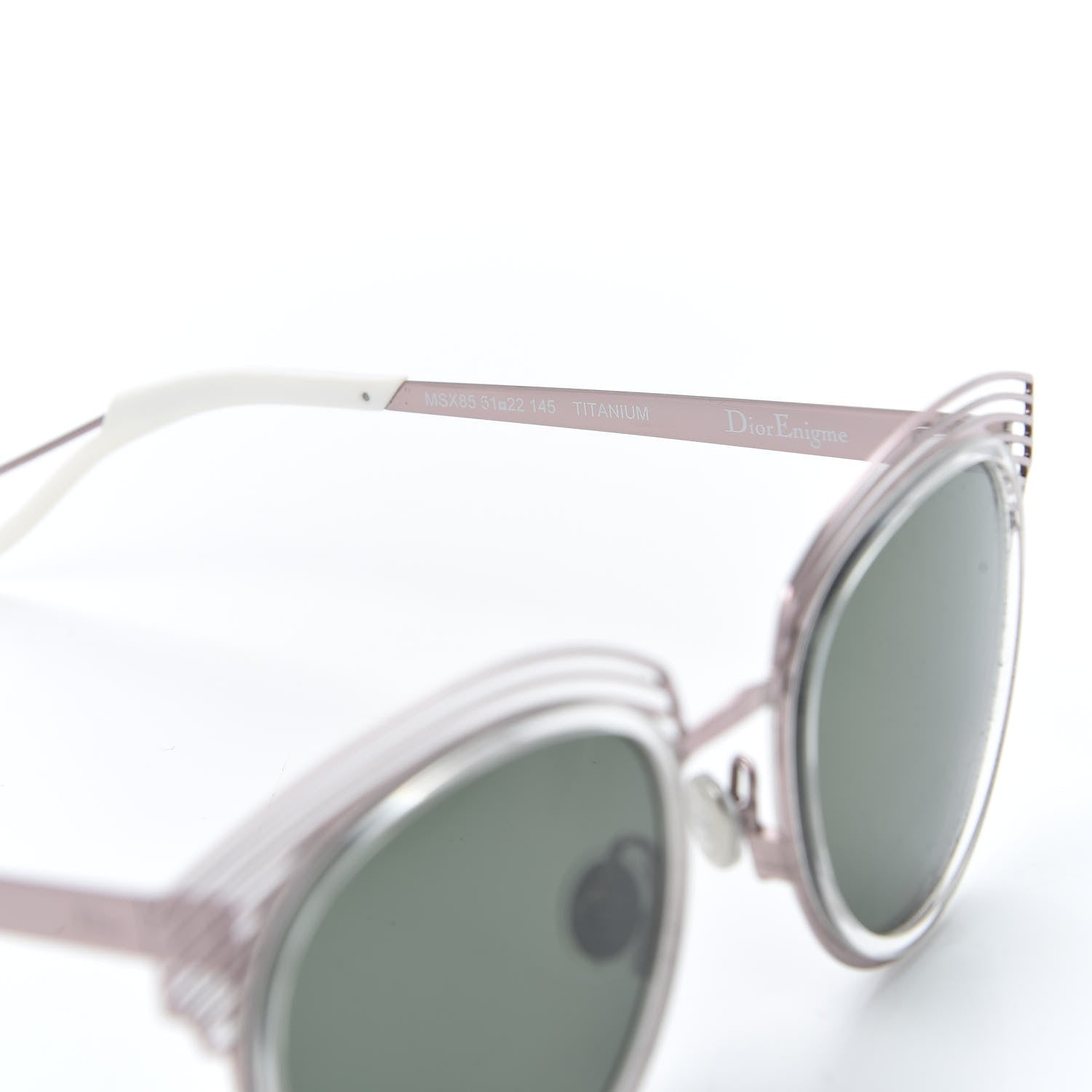 Christian Dior Acetate Enigme Sunglasses Pink White 6 of 7