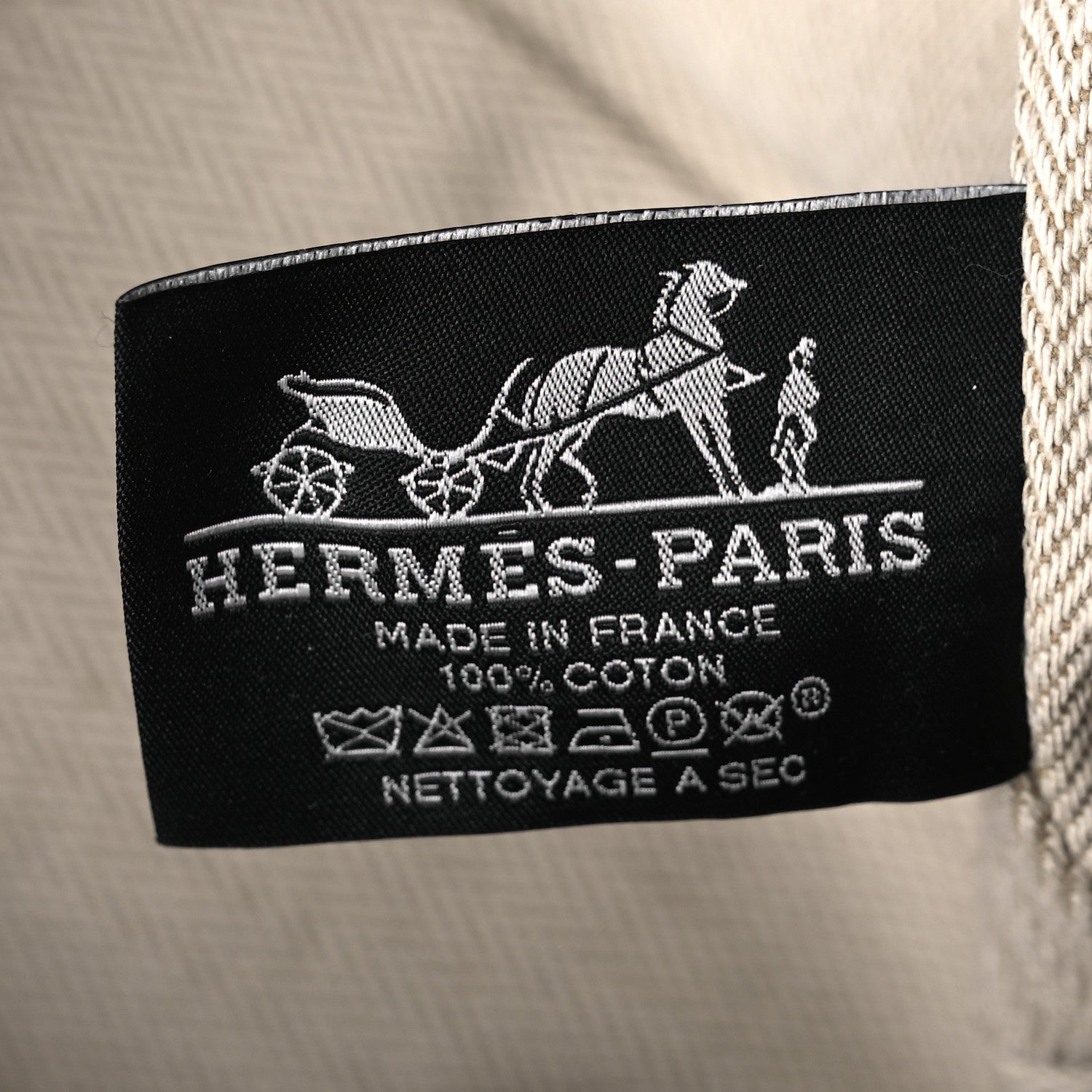 Hermes Canvas Large Bride-A-Brac Pouch Natural 6 of 9