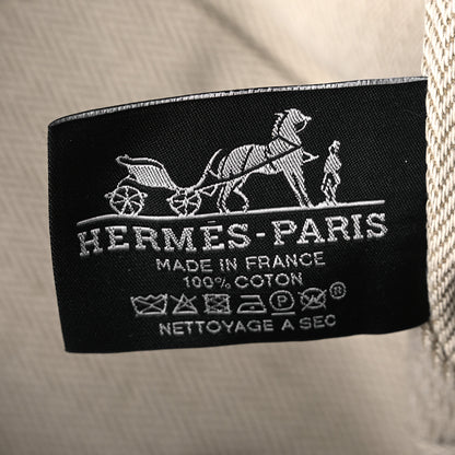 Hermes Canvas Large Bride-A-Brac Pouch Natural 6 of 9