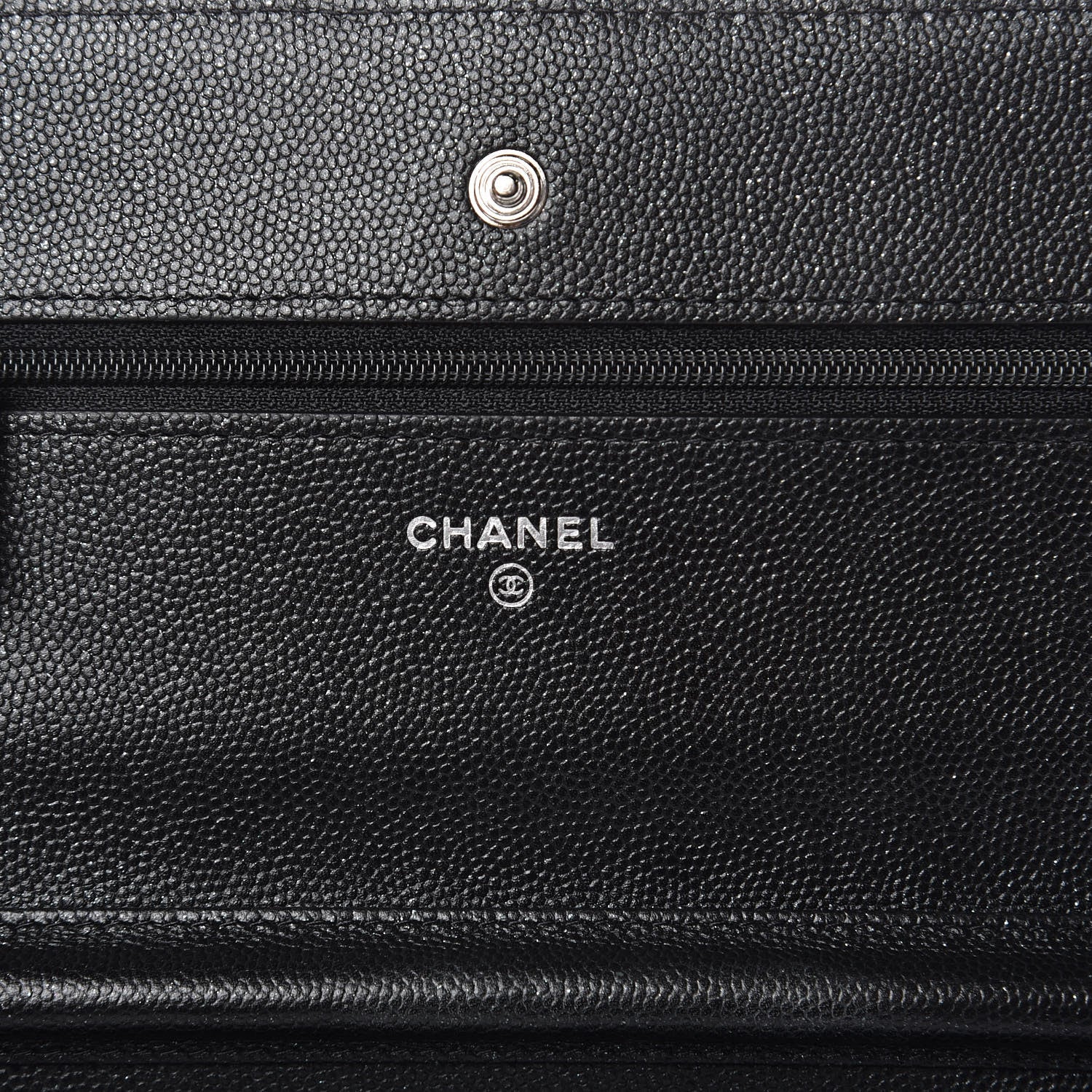 Chanel Caviar Quilted Wallet On Chain WOC Black 6 of 9