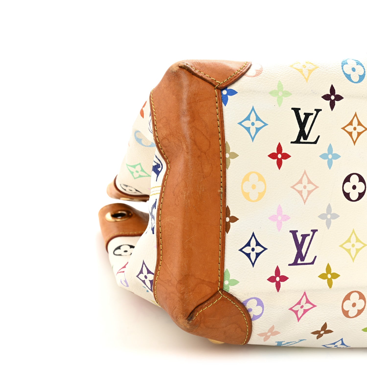 Louis Vuitton Monogram Multicolor Ursula White 9 of 15