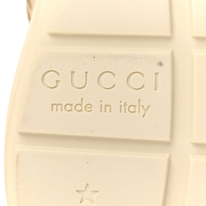 Gucci Apollo Calfskin Strawberry Womens Rhyton Sneakers 35.5 Ivory 8 of 9