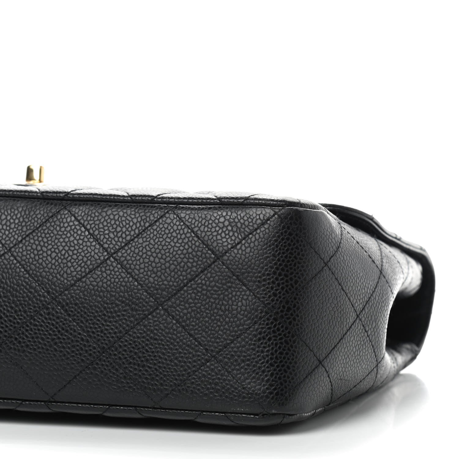 Chanel Caviar Quilted Jumbo Single Flap Black 7 of 12