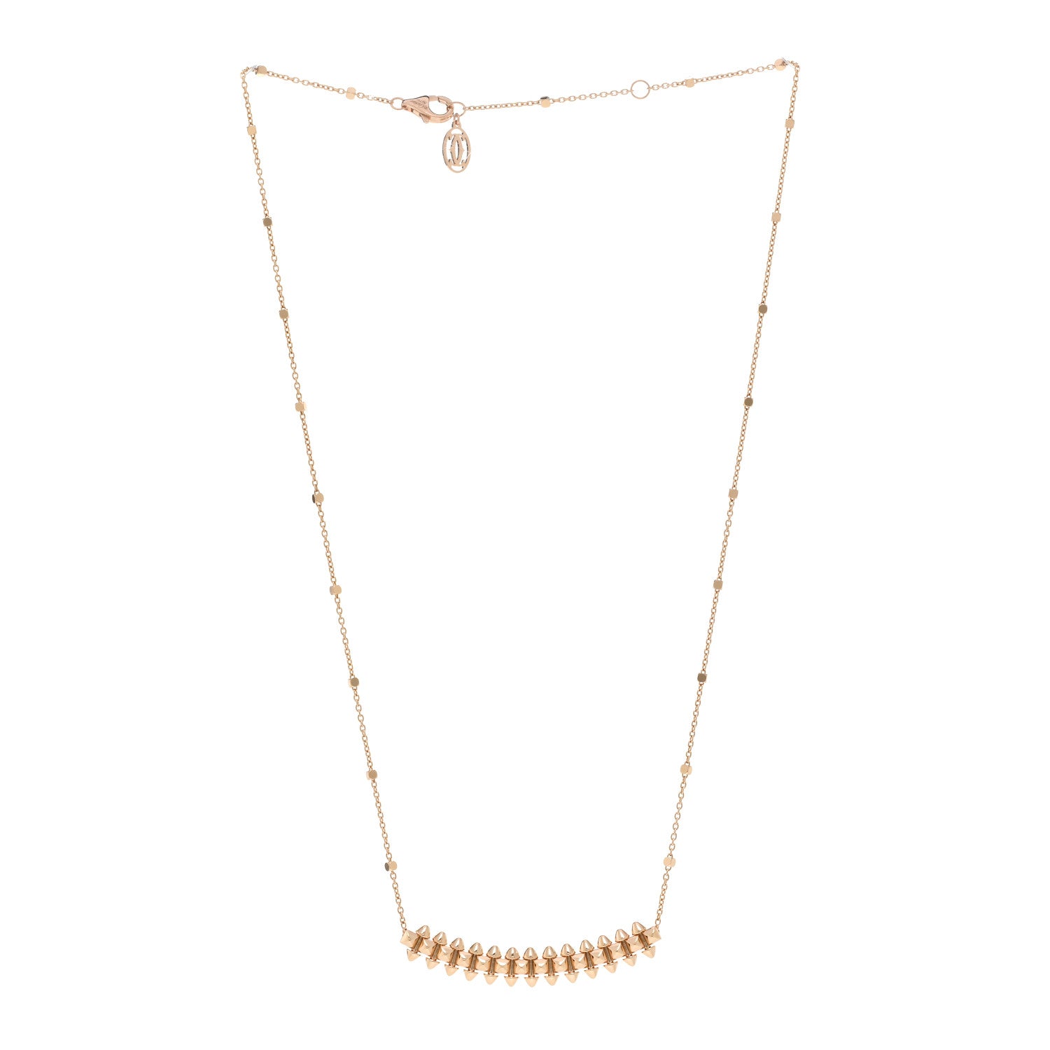 Cartier 18K Pink Gold Small Clash de Cartier Necklace 3 of 4