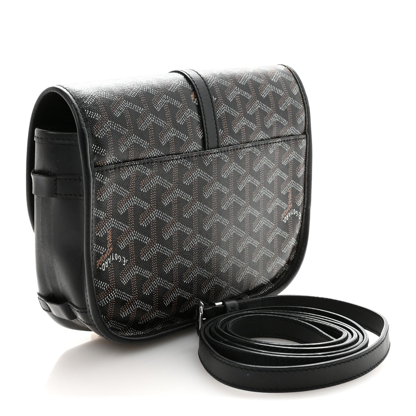 Goyardine Belvedere II PM Messenger Bag Black