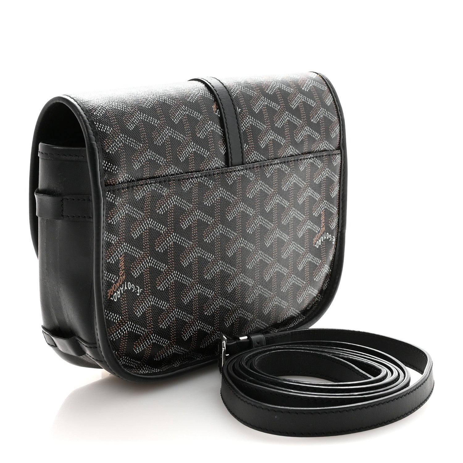 Goyard Goyardine Belvedere II PM Messenger Bag Black 3 of 9
