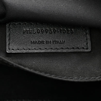 Saint Laurent Grain De Poudre Monogram Belt Bag Black 7 of 10