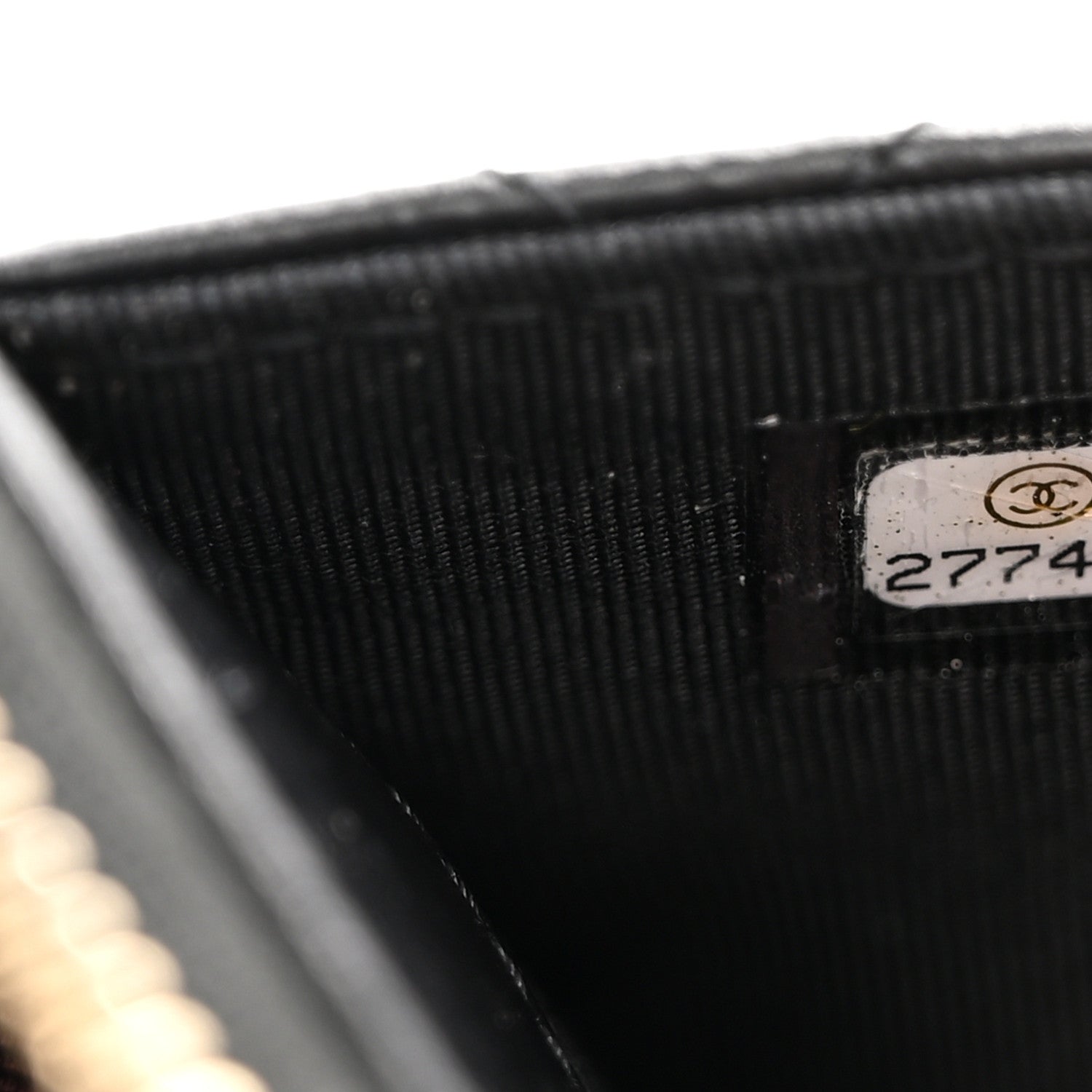 Chanel Lambskin Quilted Classic Pouch With Handle Black 7 of 11