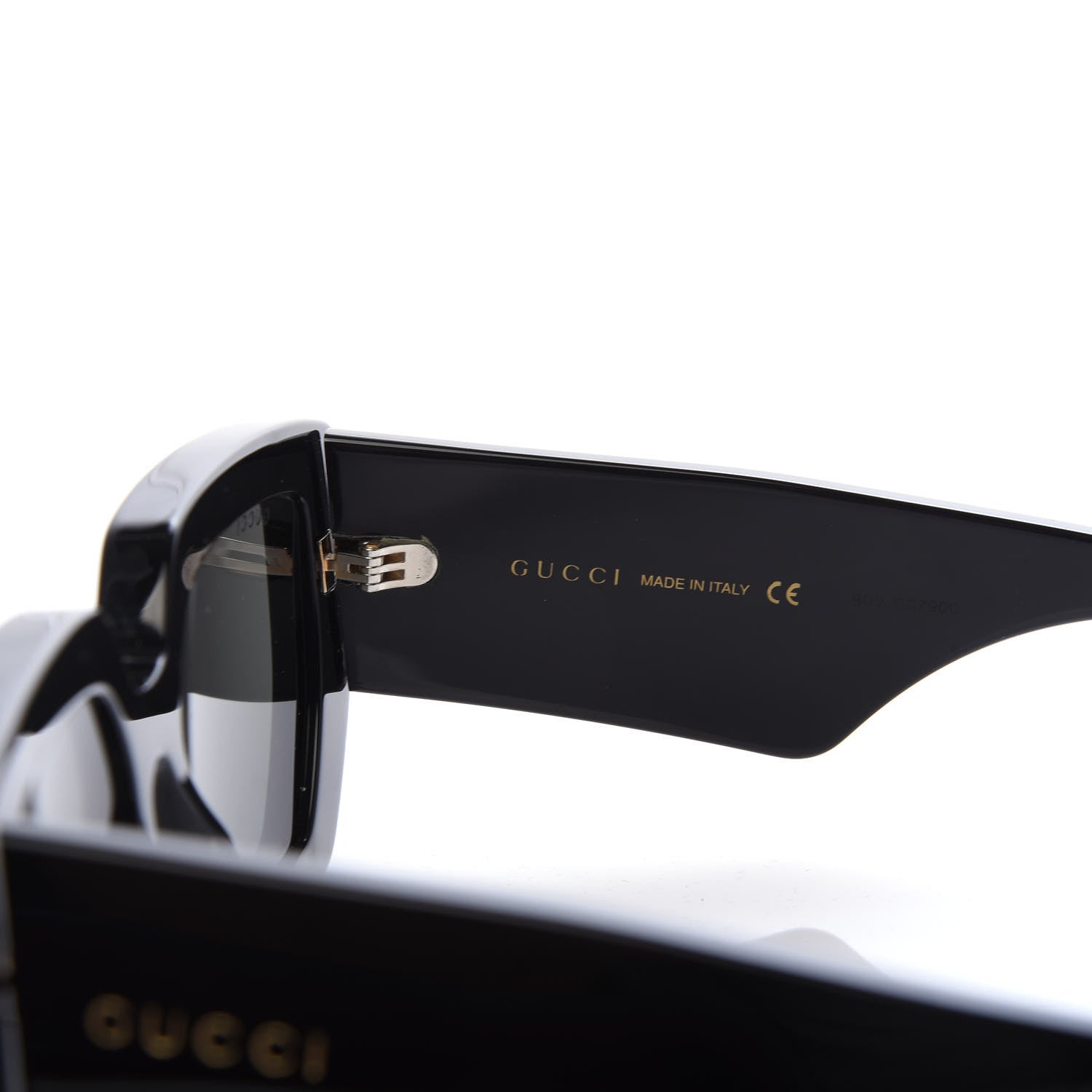 Gucci Acetate Square Frame Sunglasses GG0630S Black 5 of 8