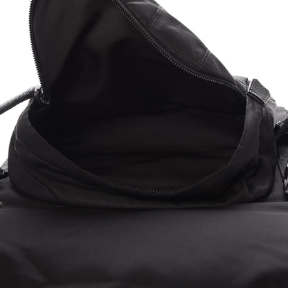 Prada Tessuto Nylon Impunturato Double Buckle Backpack Black 6 of 10