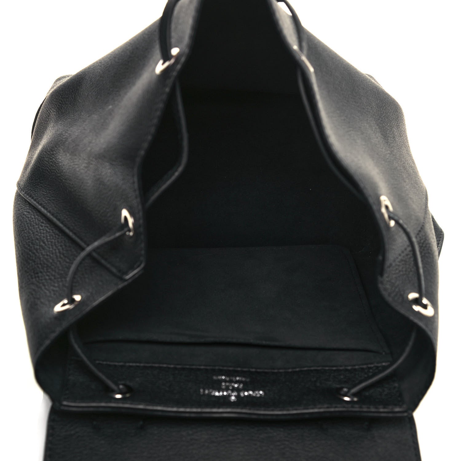 Louis Vuitton Calfskin Lockme Backpack Black 8 of 25