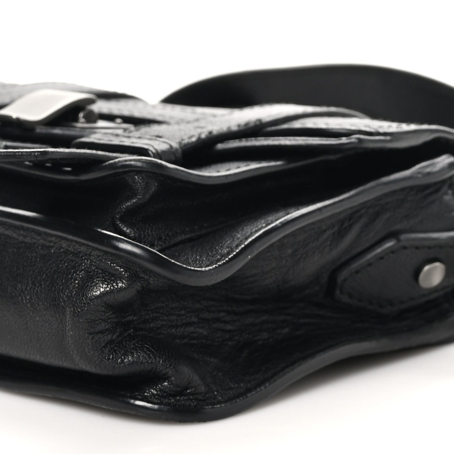 Lambskin Micro PS1 Satchel Black
