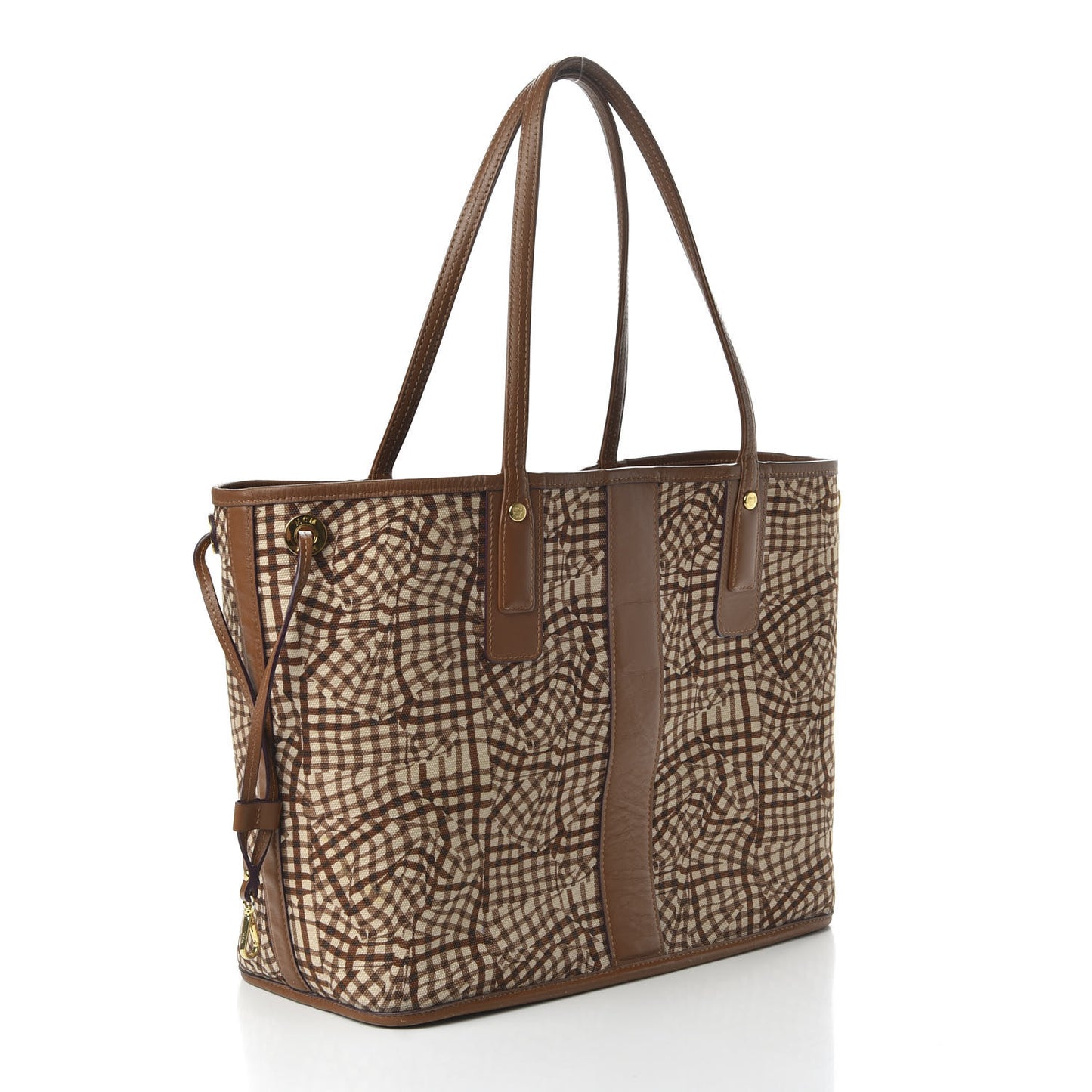 Visetos Medium Liz Reversible Shopper Tote Cognac