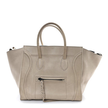 Celine Supple Calfskin Medium Phantom Luggage Beige 1 of 10