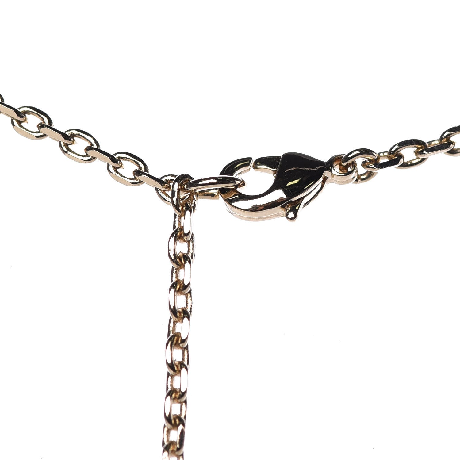 Christian Dior Resin Pearl Moon Stellaire Necklace Gold 2 of 4