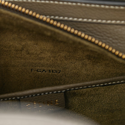 Celine Drummed Calfskin Nano Luggage Souris 7 of 9
