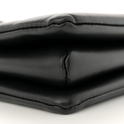 Louis Vuitton Lambskin Embossed Monogram Coussin PM Black 9 of 13