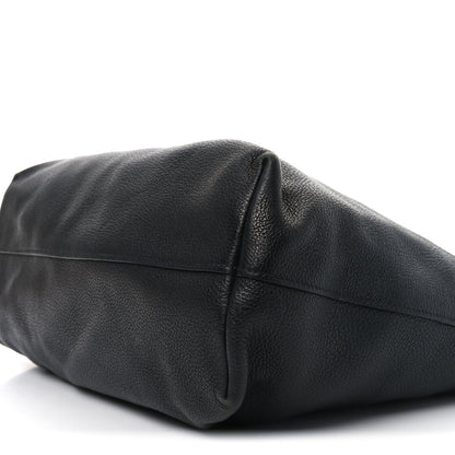 Prada Vitello Daino Tote Black 9 of 10