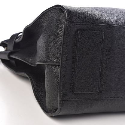 Saint Laurent Grained Calfskin Medium Souple Sac De Jour Duffle Black 7 of 9