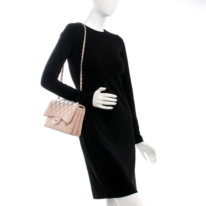 Chanel Lambskin Quilted Medium 3 Flap Light Pink 2 of 11