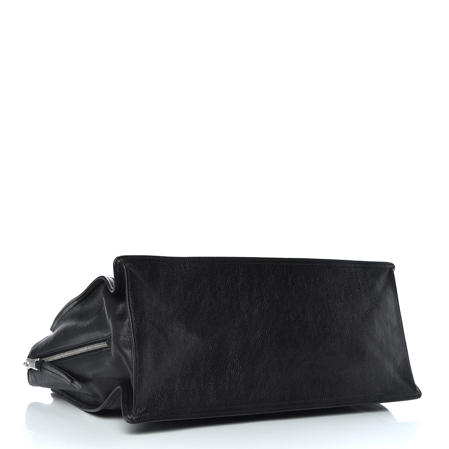 Prada Glace Calf Etiquette Tote Black Astrale 4 of 10