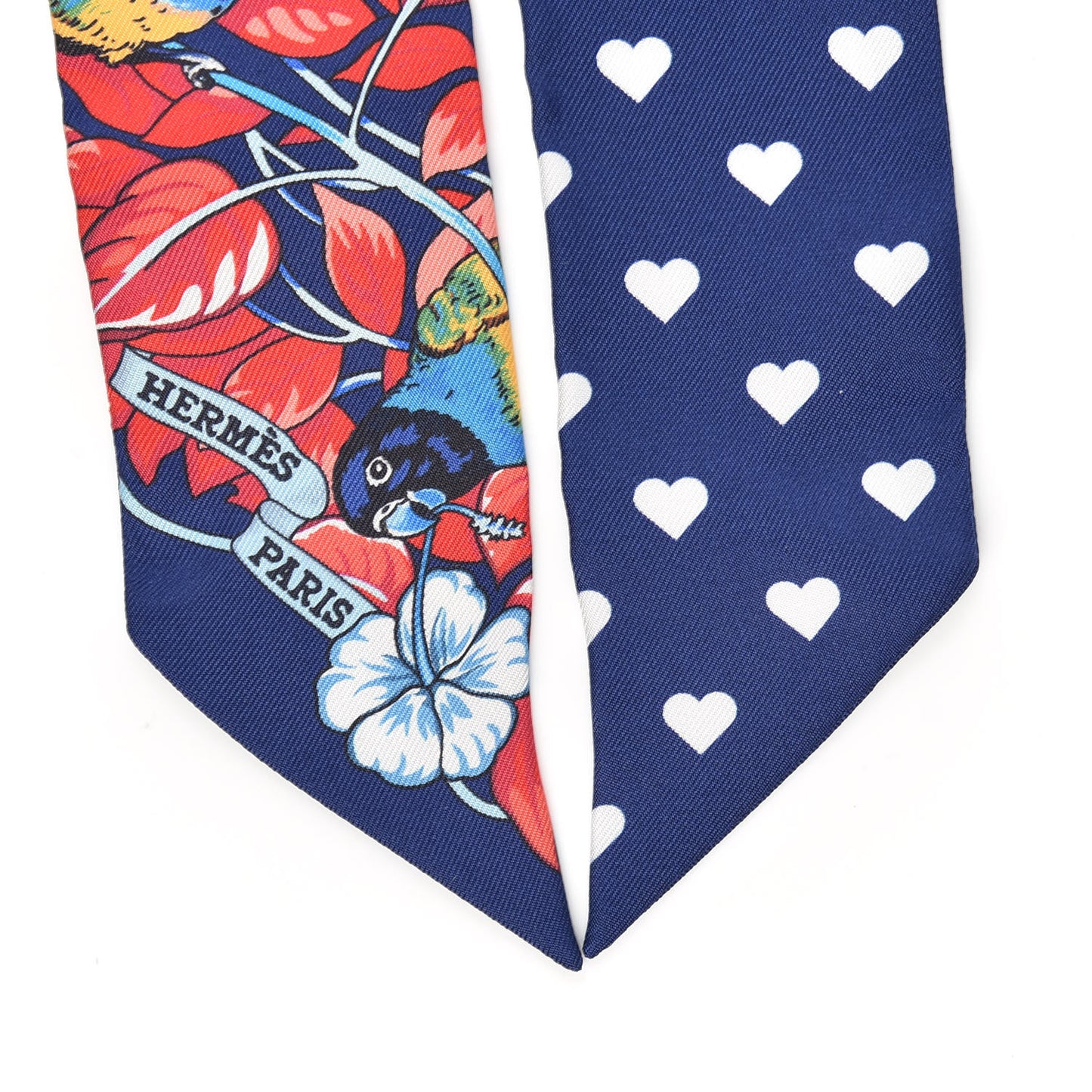 Silk Jungle Love Twilly Marine Rouge Brun